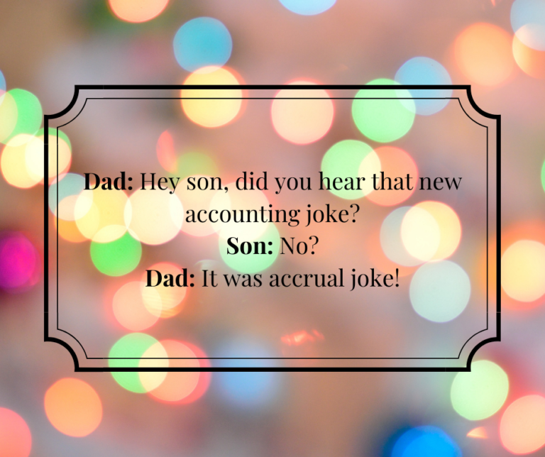 Dad and Son Accounting Joke