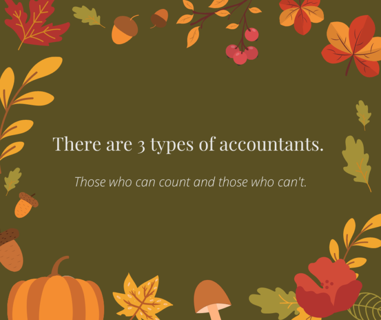 3 Types of Accountant Joke