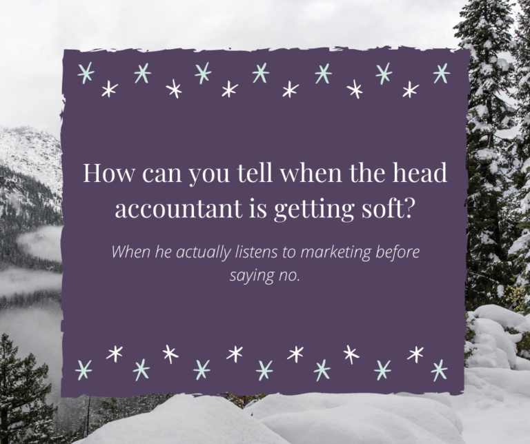 Head accountant joke