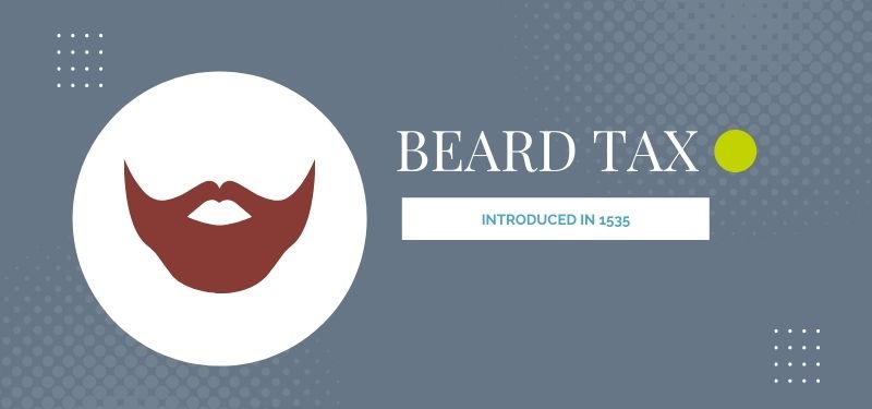 the history of tax on beards