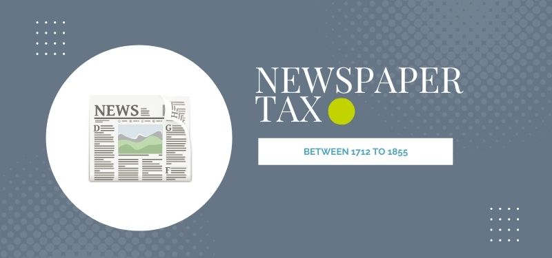 the history of tax on newspapers and knowledge